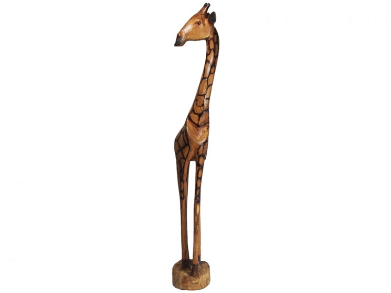 64cm Olive Wood Giraffe